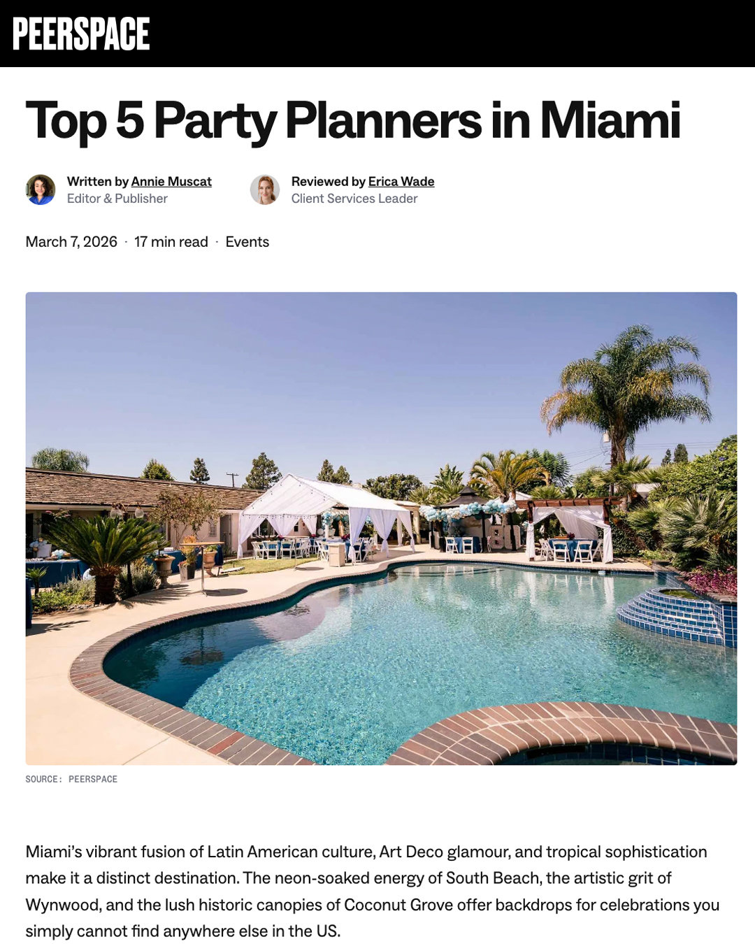 Named Miami’s No. 1